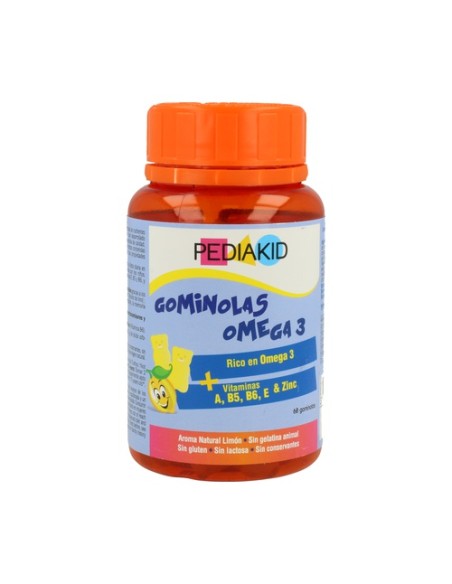 Pediakid gominolas omega 3 (sabor limón) 60 gominolas (Limón) Pediakid