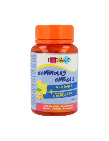 Pediakid gominolas omega 3 (sabor limón) 60 gominolas (Limón) Pediakid