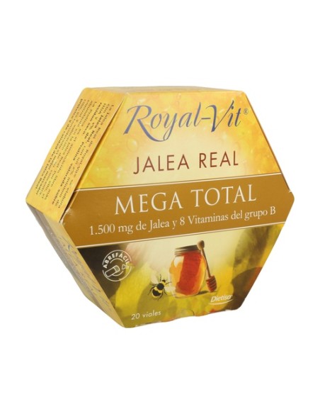 Royal Vit Mega Total Jalea Real 20 ampollas de 1500mg Dietisa
