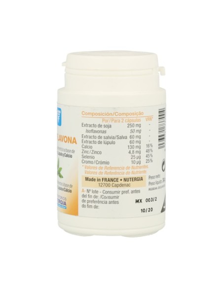 Ergyflavona menopausia 60 cápsulas Nutergia