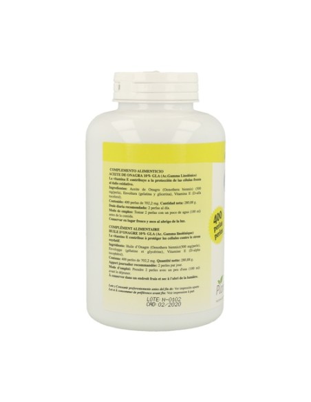 Onagrapol 400 cápsulas de 500mg Plantapol