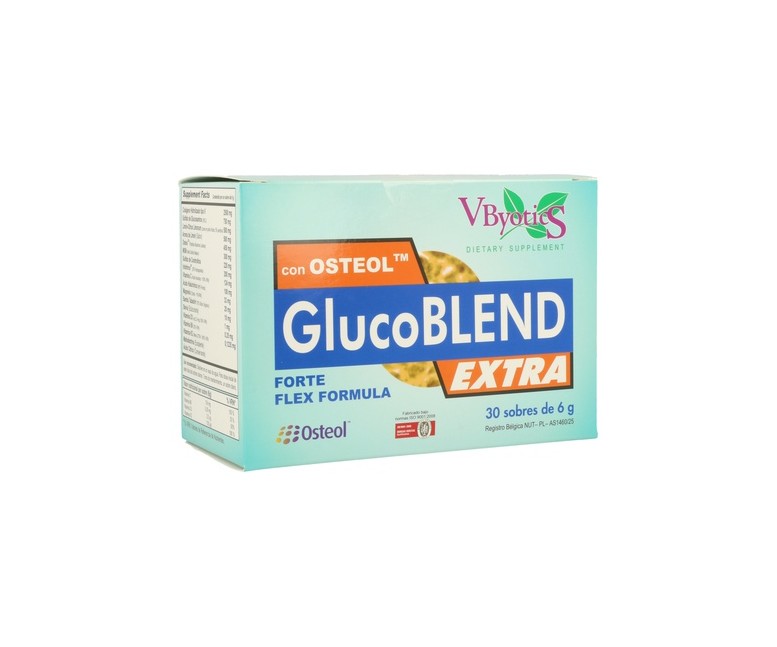 Glucoblend Extra con Osteol 30 sobres Vbyotics