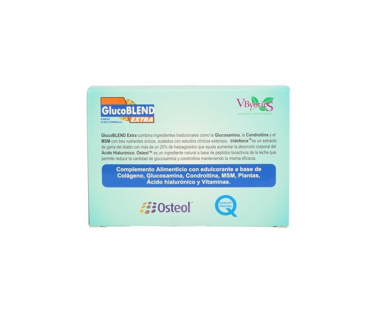 Glucoblend Extra con Osteol 30 sobres Vbyotics