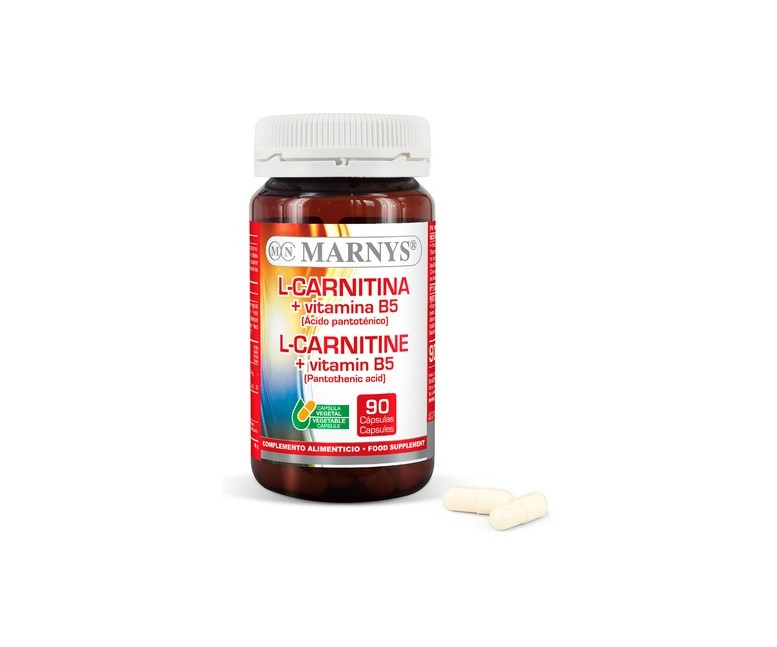 L-Carnitina con Vitamina B5 90 cápsulas MARNYS®