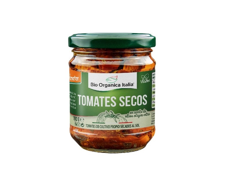 Tomates secos en aceite 190 g Bio Organica Italia
