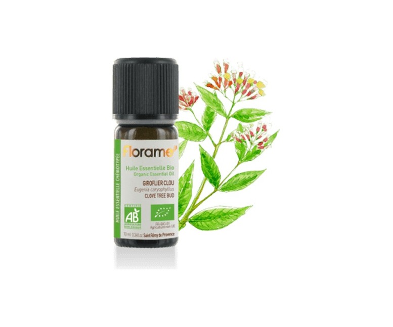 Aceite Esencial de Clavo Bio 10 ml de aceite esencial Florame