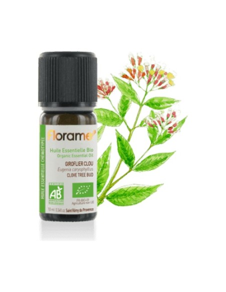 Aceite Esencial de Clavo Bio 10 ml de aceite esencial Florame