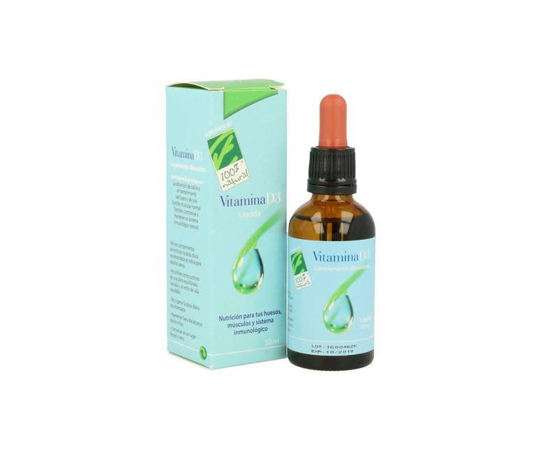 Vitamina D3 Líquida 50 ml 100% Natural
