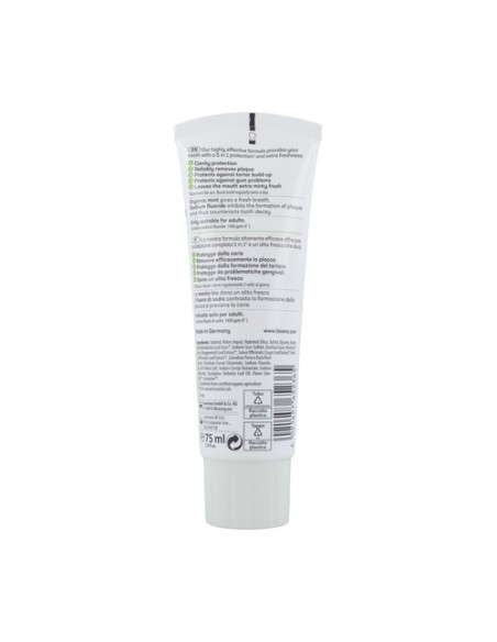 Dentífrico Menta con flúor 75 ml Lavera