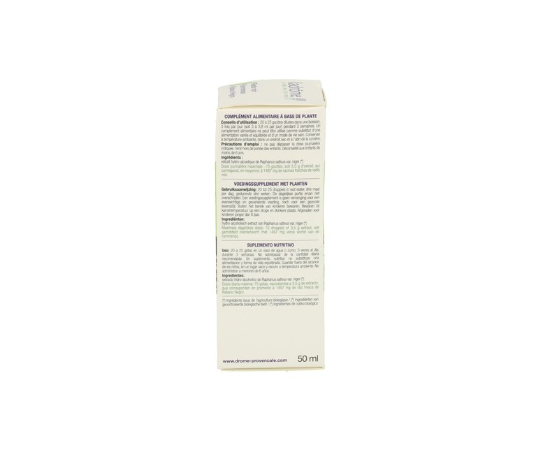 Extracto Rábano Negro Bio 50 ml Ladrome