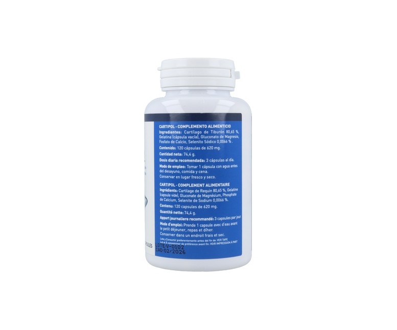 Cartipol 120 cápsulas de 620mg Plantapol