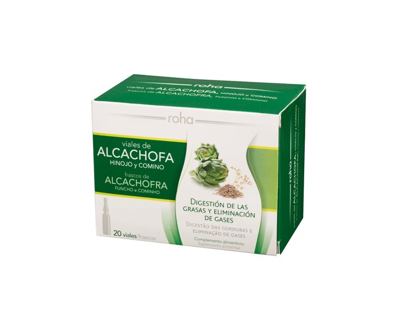 Alcachofa con hinojo y comino 20 viales Roha