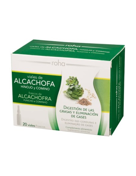 Alcachofa con hinojo y comino 20 viales Roha