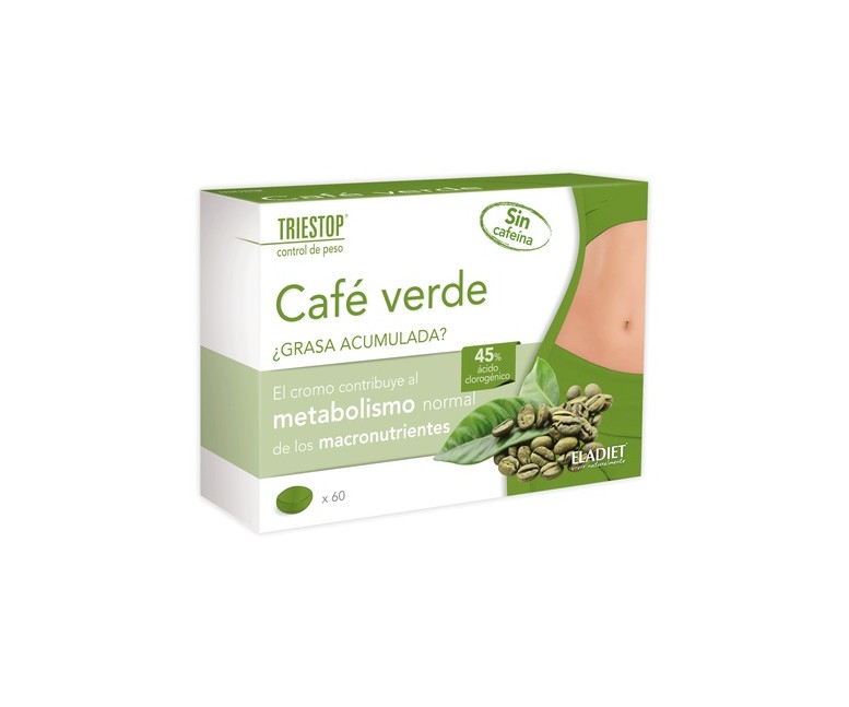 Triestop Café Verde 60 comprimidos de 600mg Eladiet