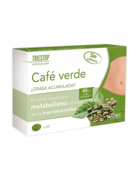 Triestop Café Verde 60 comprimidos de 600mg Eladiet