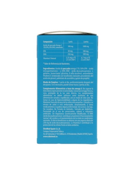 DHA 60 cápsulas de 500mg Naturmil