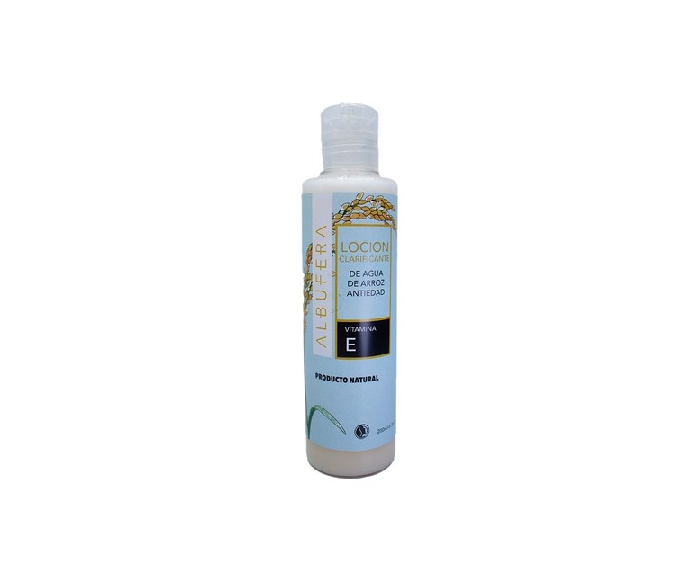 Loción facial clarificante de agua de arroz 200 ml LA ALBUFERA