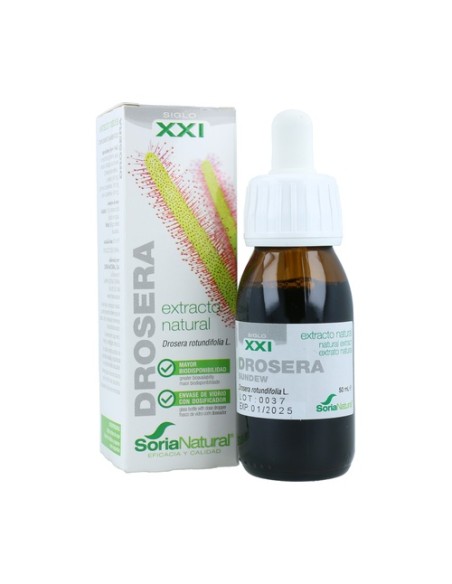 Extracto de Drosera (Fórmula XXI) 50 ml Soria Natural