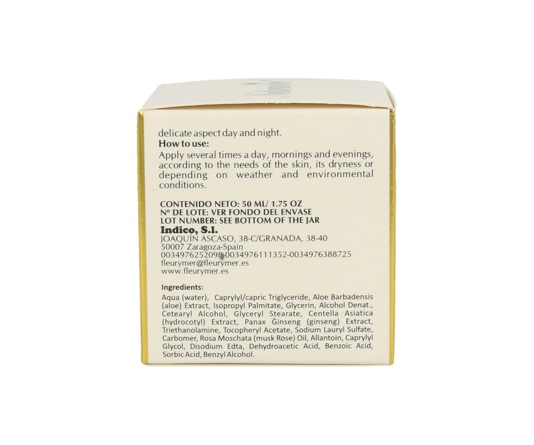 Crema De Aloe Vera 50 ml Fleurymer