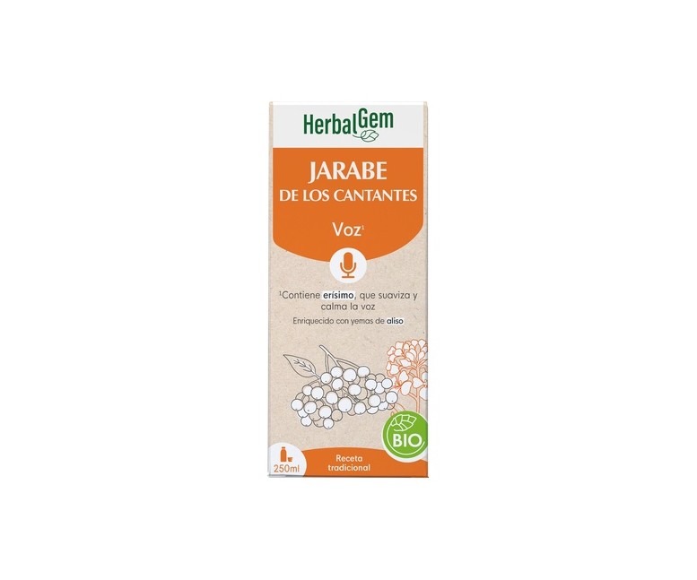 Jarabe de los cantantes 250 ml Herbalgem