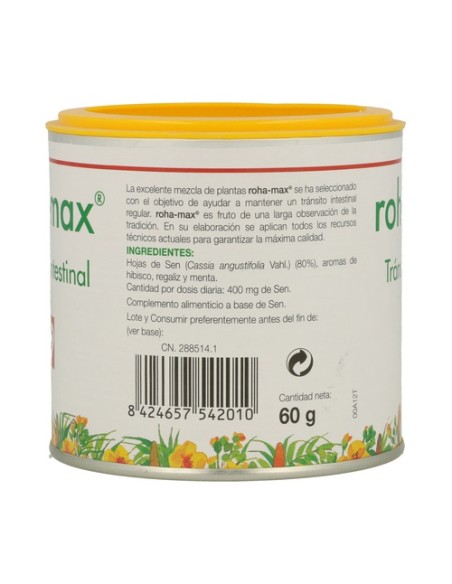 Tránsito intestinal 60 g Roha-Max