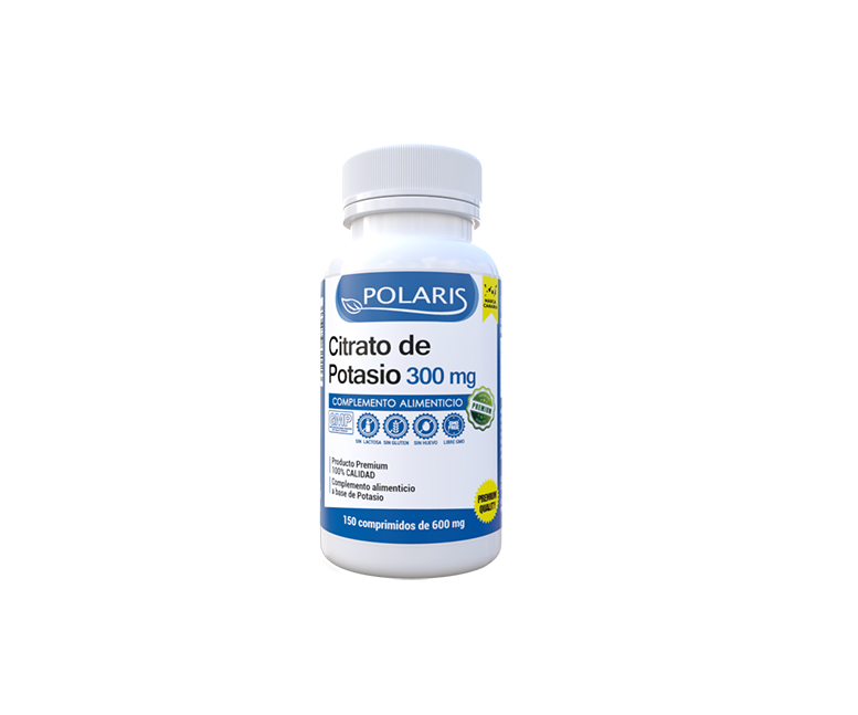 Citrato de potasio 300 mg 150 comprimidos Polaris Formula