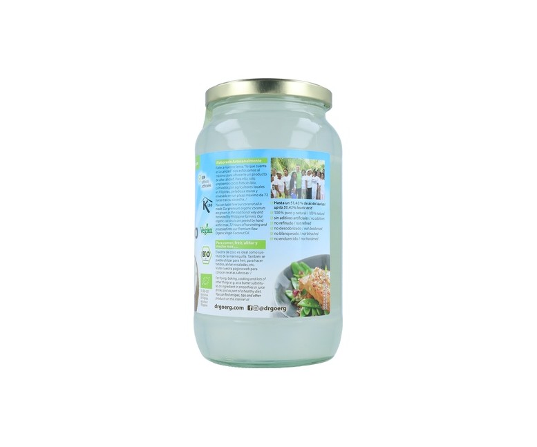 Aceite de coco Bio 1000 ml de aceite Dr. Goerg