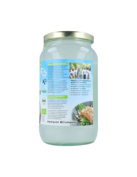 Aceite de coco Bio 1000 ml de aceite Dr. Goerg