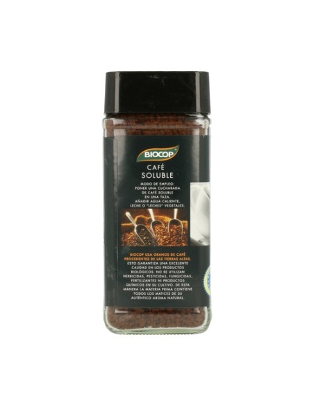 Café soluble instantáneo 100 g Biocop