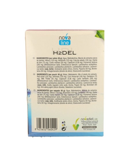 H2Del 10 sobres Nova Diet H2Del 10 sobres Nova Diet