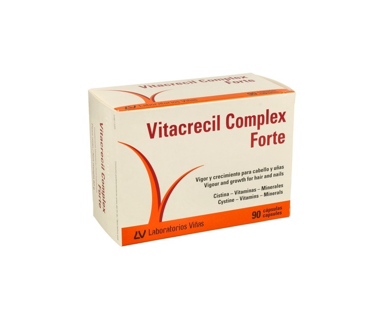 Vitacrecil Complex Forte 90 cápsulas Laboratorios Viñas