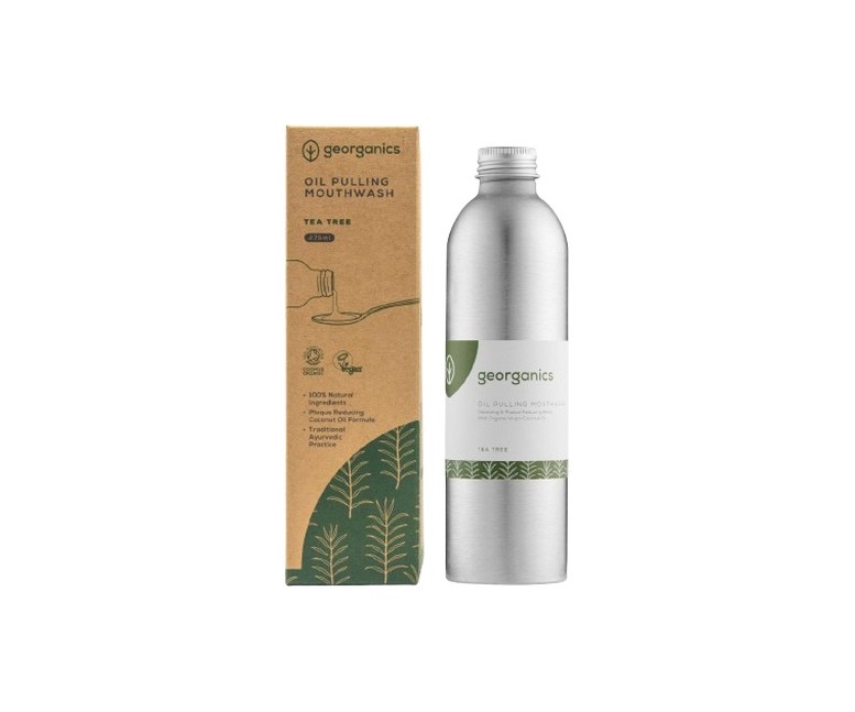 Enjuague bucal de aceite de árbol de té 275 ml Georganics
