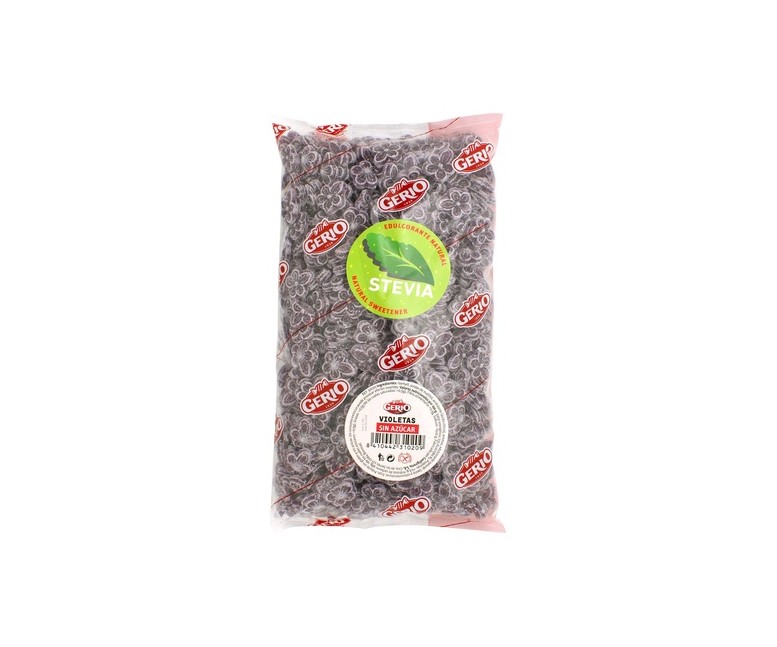 Caramelo violetas sin azúcar 1 kg Gerio