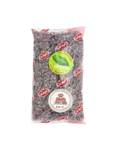 Caramelo violetas sin azúcar 1 kg Gerio