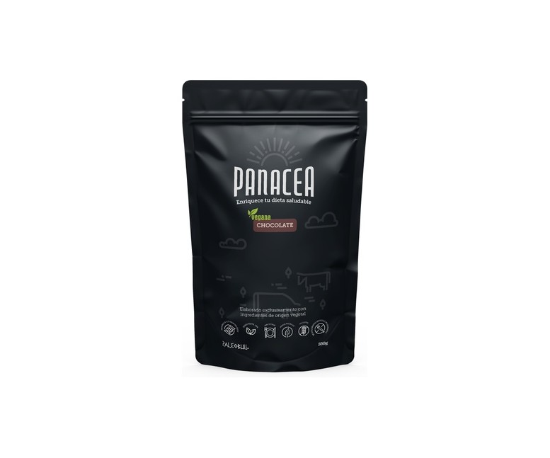 Panacea vegana de chocolate 350 g de polvo Paleobull