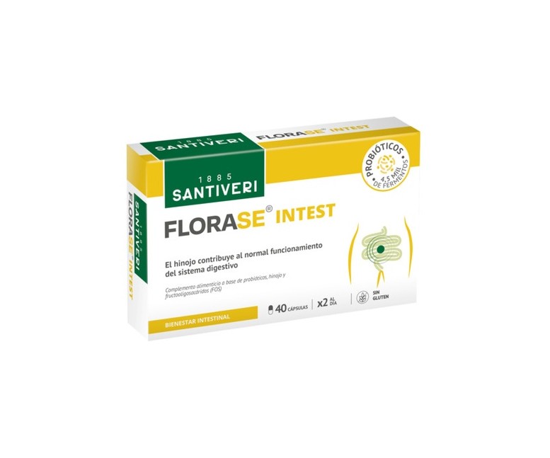 Florase Intest 40 cápsulas de 18g Santiveri