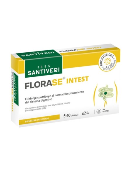 Florase Intest 40 cápsulas de 18g Santiveri