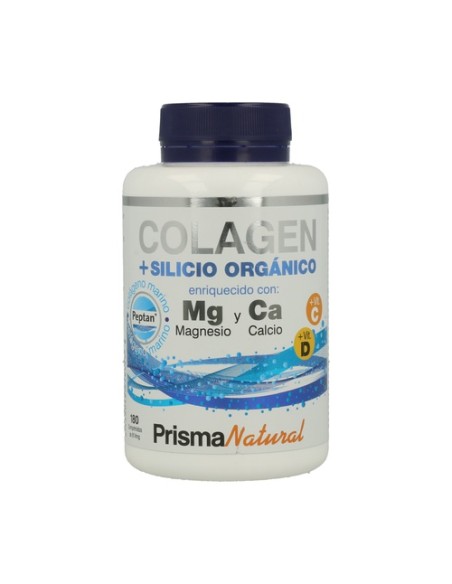 Colagen Colágeno Marino + Silicio Magnesio y Peptan 180 comprimidos Prisma Natural