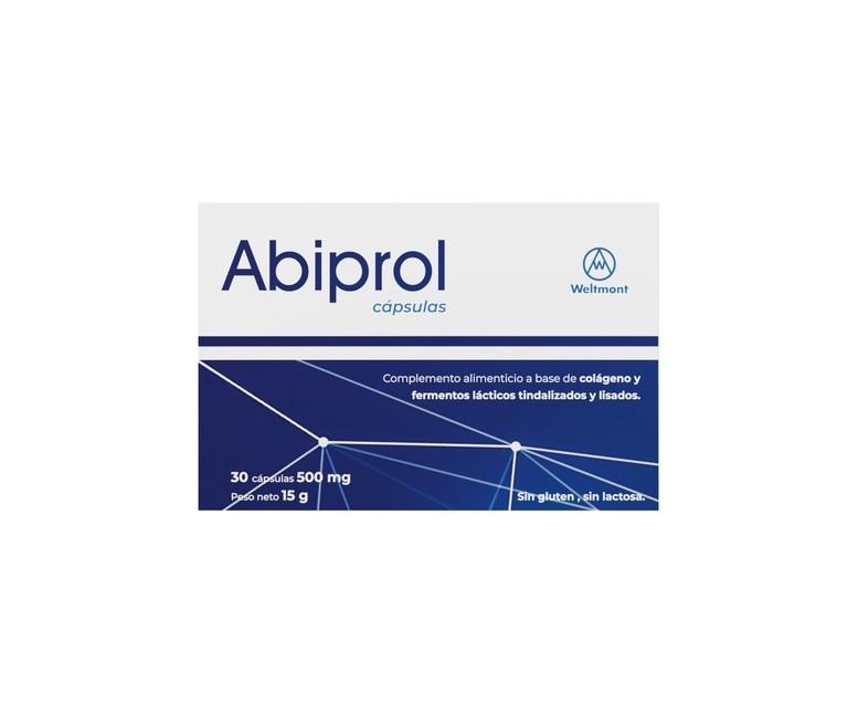 Abiprol paraprobiótico 30 cápsulas de 500mg Welmont