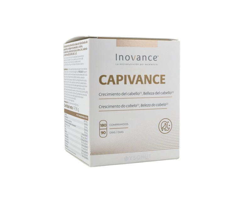 Capivance nutrición de cabello y uñas 180 comprimidos Inovance