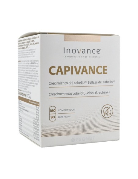 Capivance nutrición de cabello y uñas 180 comprimidos Inovance