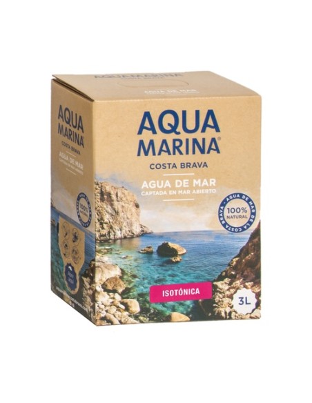 Agua de mar isotónica 3 L Aquamarina Costa Brava