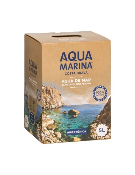 Agua de mar hipertónica 5 L Aquamarina Costa Brava