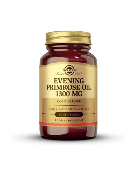 Aceite de Prímula de Rosa 30 perlas de 1300mg (1300mg) Solgar