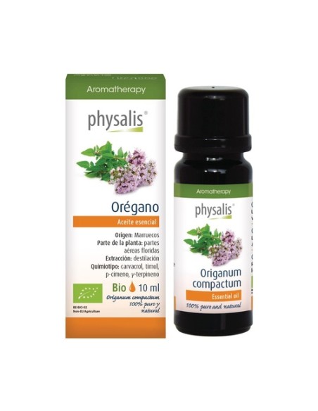 Aceite esencial de Orégano Bio 10 ml de aceite esencial Physalis