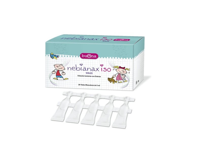 Nebianax iso limpieza nasal 20 viales de 5ml Buona