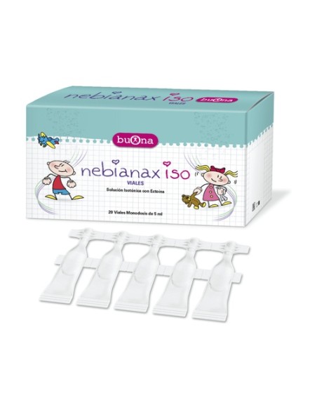 Nebianax iso limpieza nasal 20 viales de 5ml Buona
