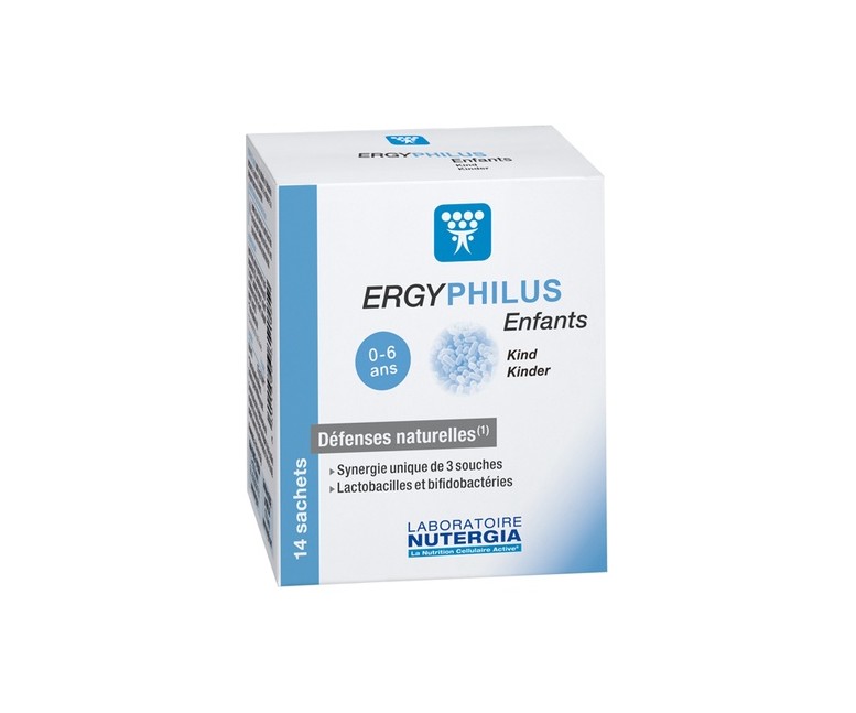 Ergyphilus niños flora intestinal 14 sobres de 2g Nutergia