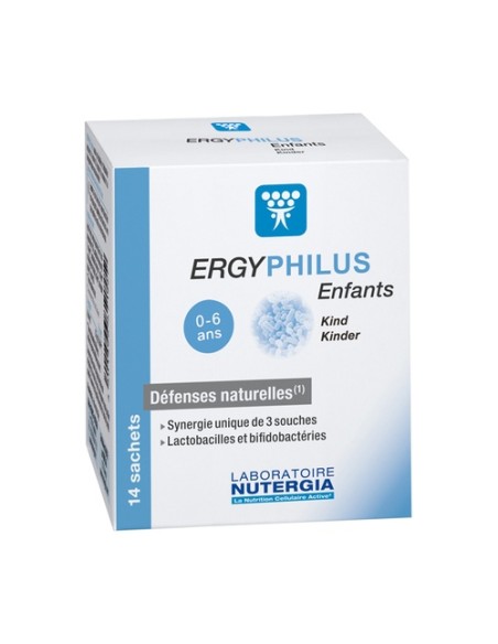 Ergyphilus niños flora intestinal 14 sobres de 2g Nutergia