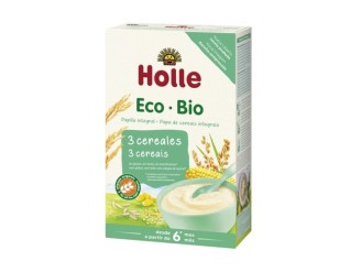Papilla de 3 cereales Bio 6m+